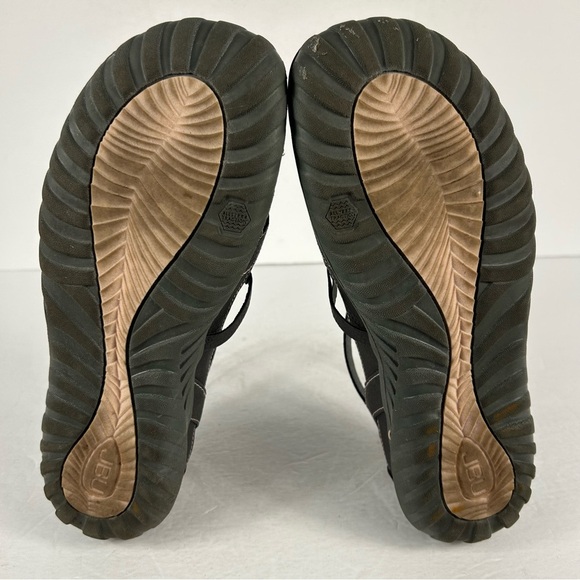 Jambu Women's Black Strappy Sandals with Memory Foam Size 8.5 - Picture 7 of 9